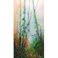 Zohaib Rind, 24 x 48 Inch, Acrylic on Canvas, Landscape Painting, AC-ZR-232
